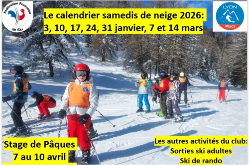 Notre programme "J'apprends à skier"